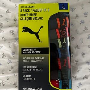 Puma Men's Boxer Briefs 8-Pack - Black, Blue, Red, Green